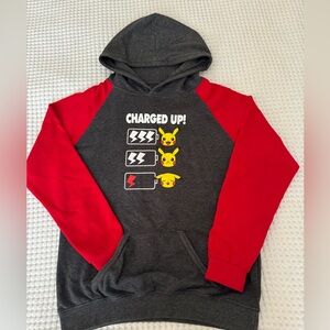 Pokemon Pikachu Kids Hoodie Size 8-10yr